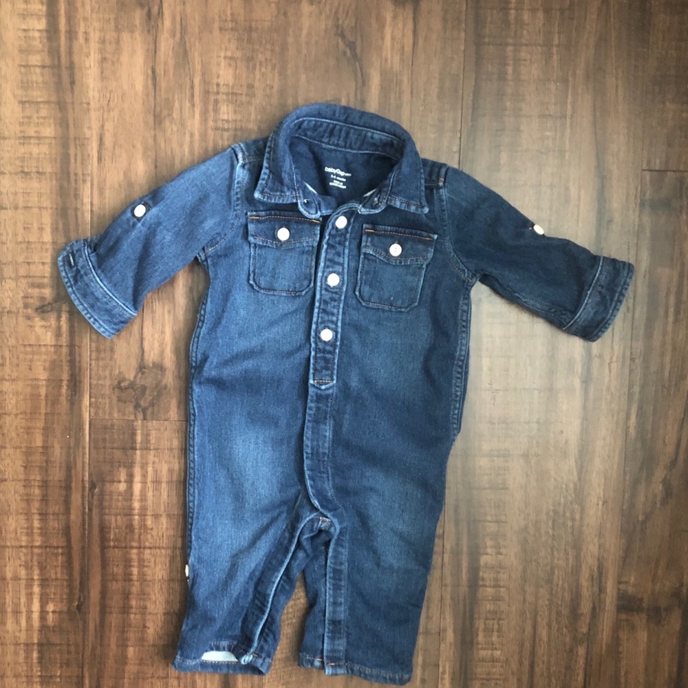 3-6 M GAP Stylish Denim Onesie